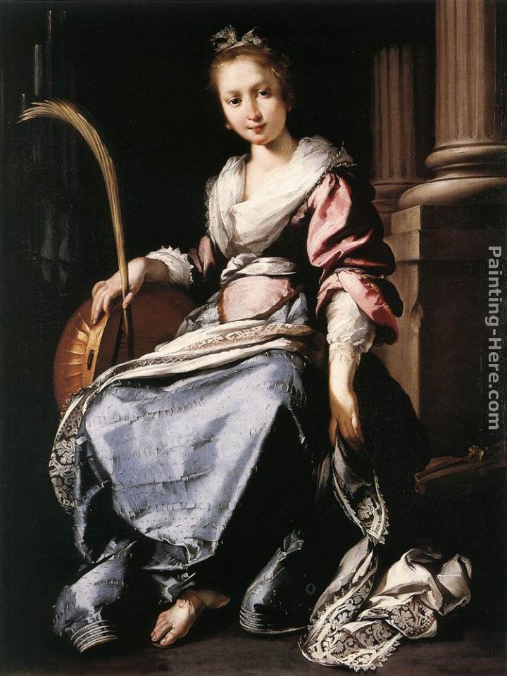 Bernardo Strozzi St Cecilia